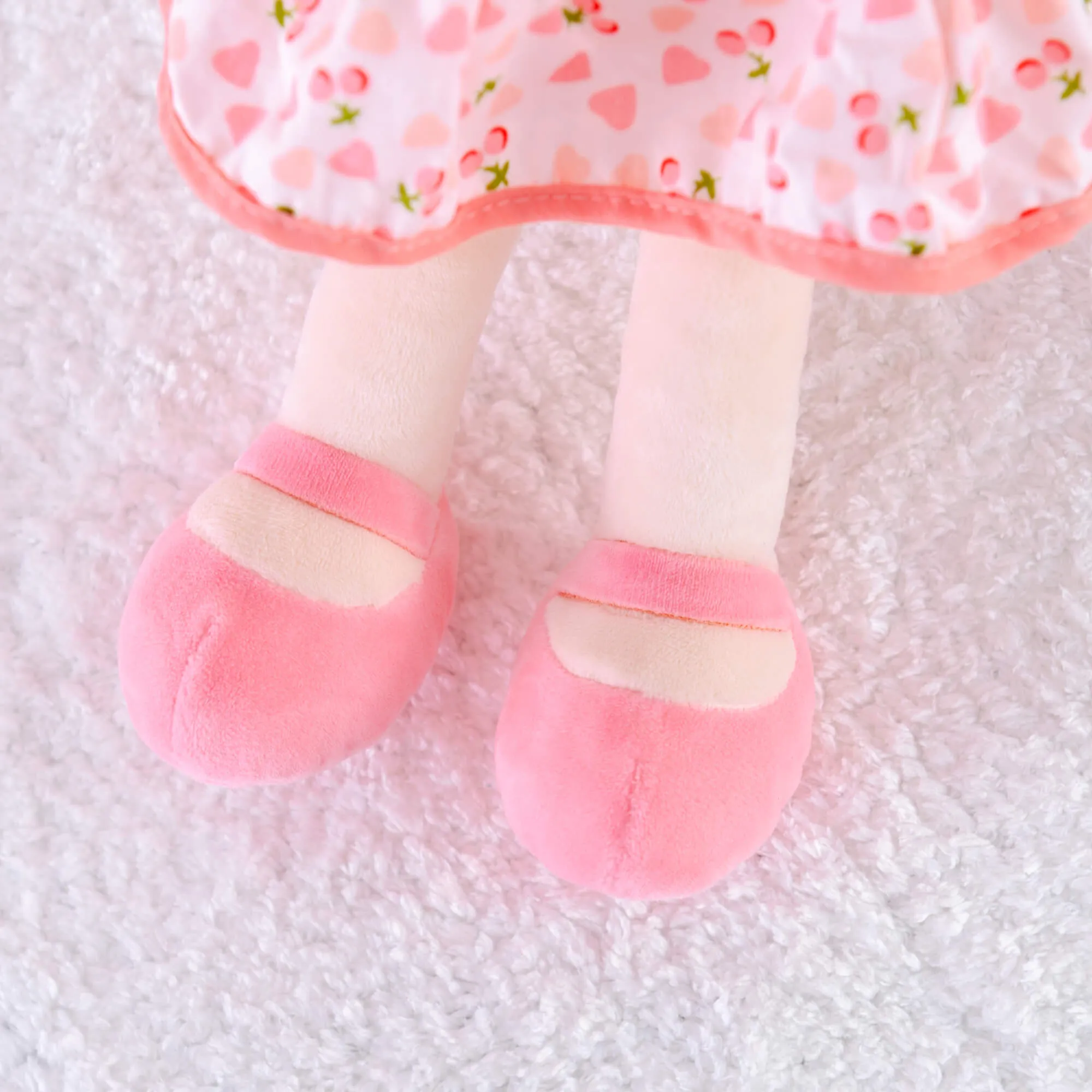 Gloveleya 16-inch Baby Doll Girl Gift Cherry Girl Dolls Pink