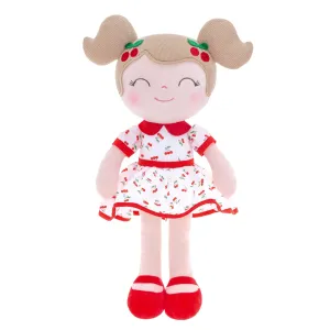 Gloveleya 16-inch Personalized Baby Doll Girl Gift Cherry Girl Dolls Red