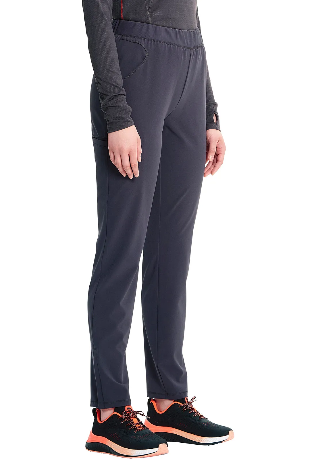 GNR8 IN120A Mid Rise Pull-on Tapered Leg Cargo Pants Pewter