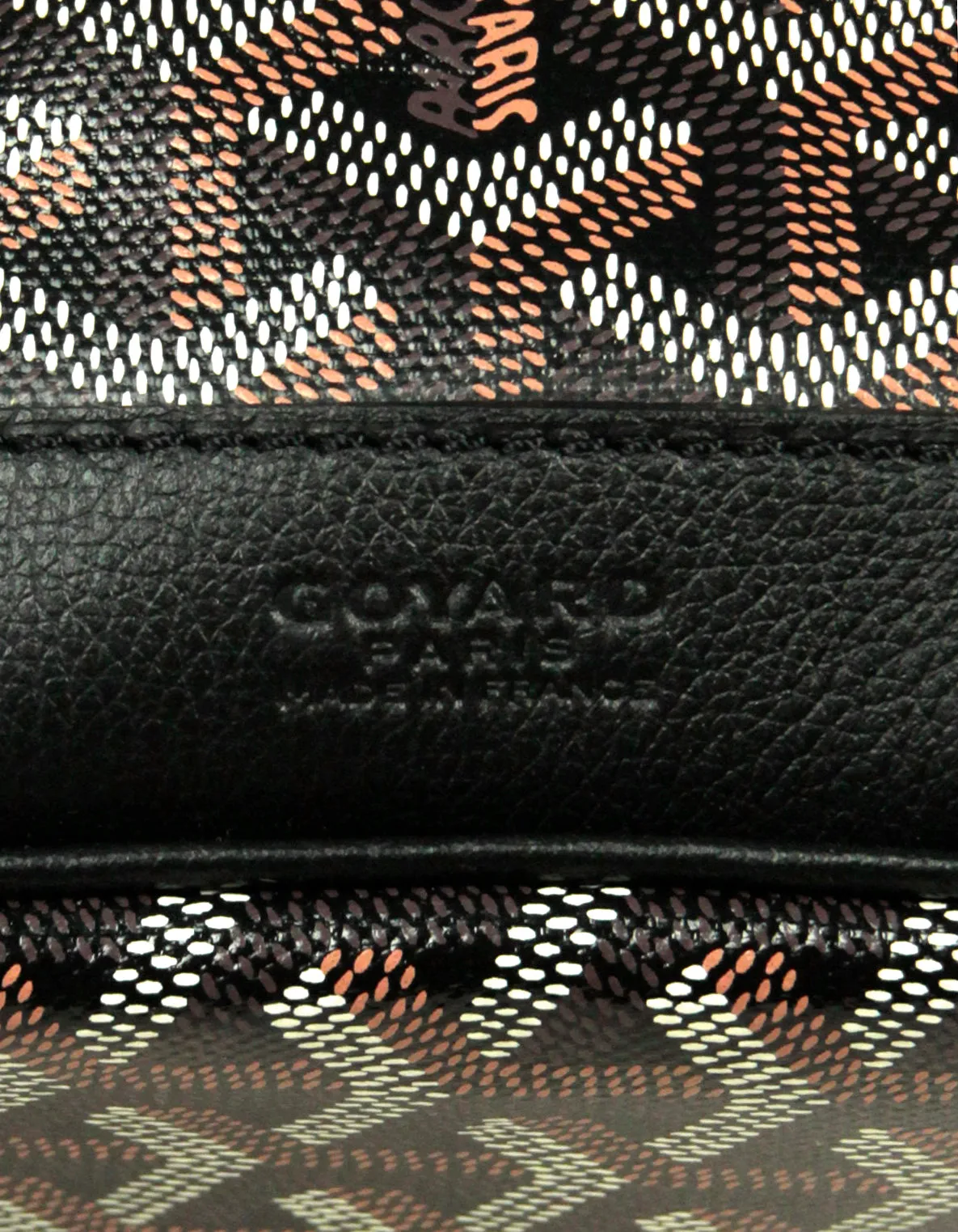 Goyard Black Goyardine Petit Flot PM Bucket Bag