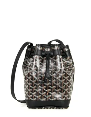 Goyard Black Goyardine Petit Flot PM Bucket Bag