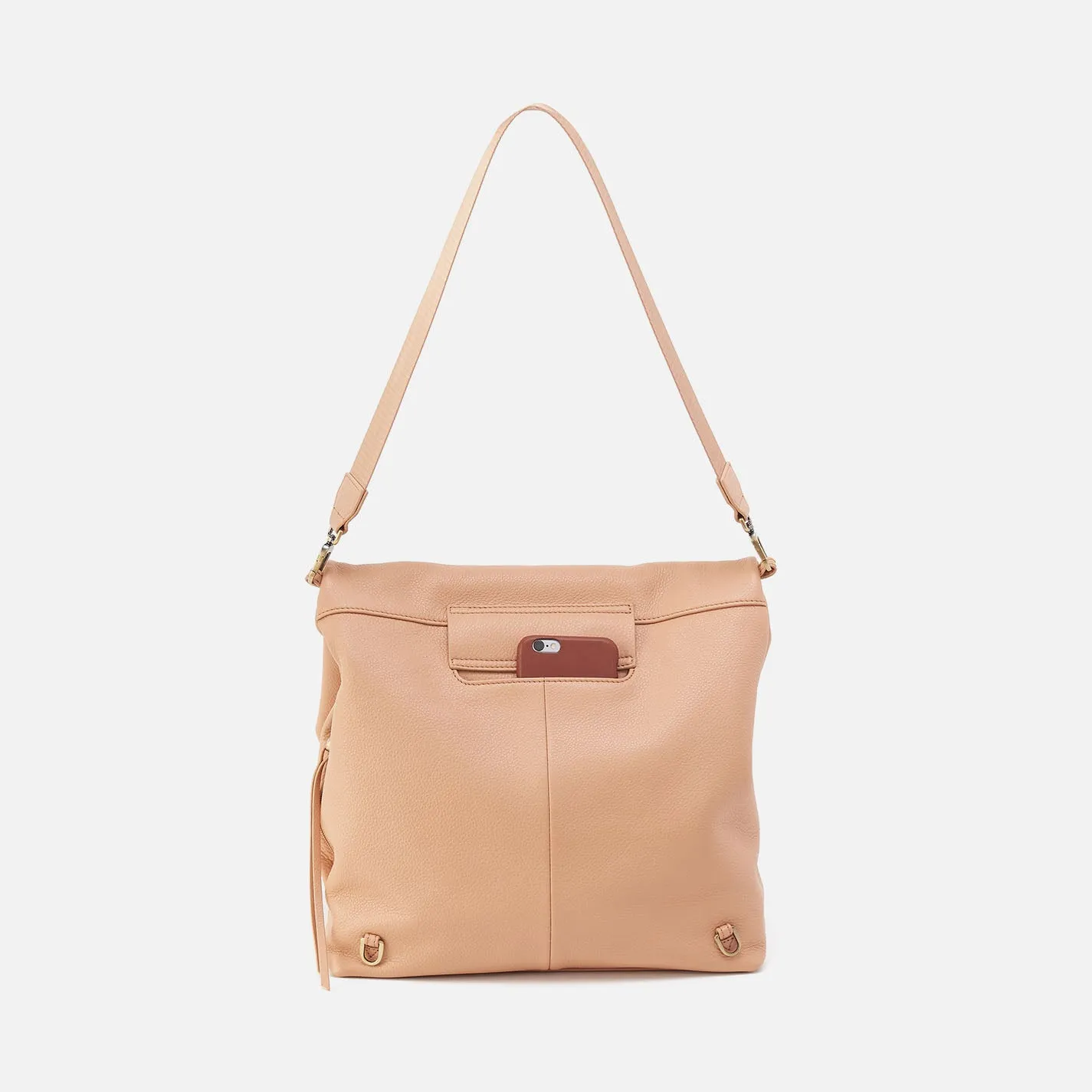 Grant Backpack In Pebbled Leather - Porcini