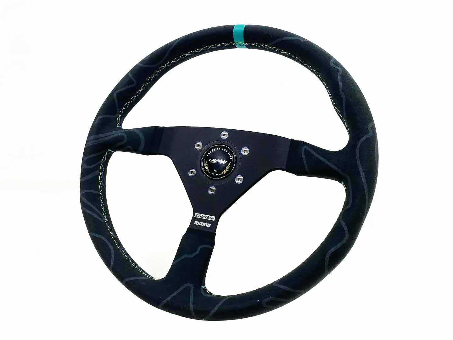 GREDDY MOMO ALCANTARA MONTECARLO STEERING WHEEL, LIMITED EDITION - (16500211)