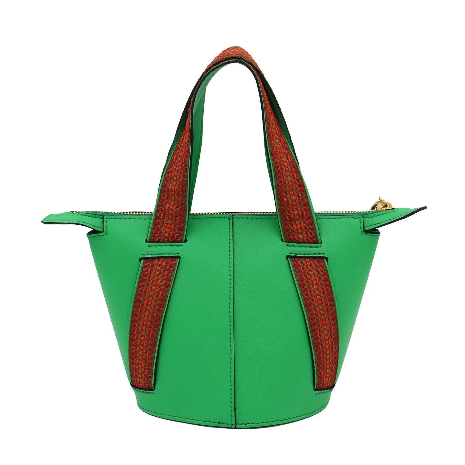 Green Boho | Bucket Bag