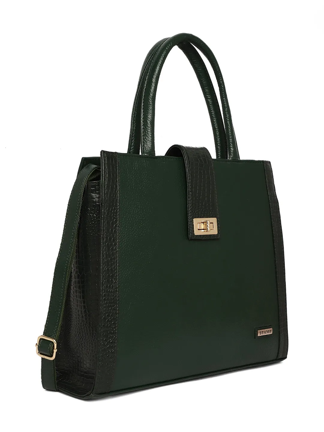 Green Leather Bags for women LHB1050