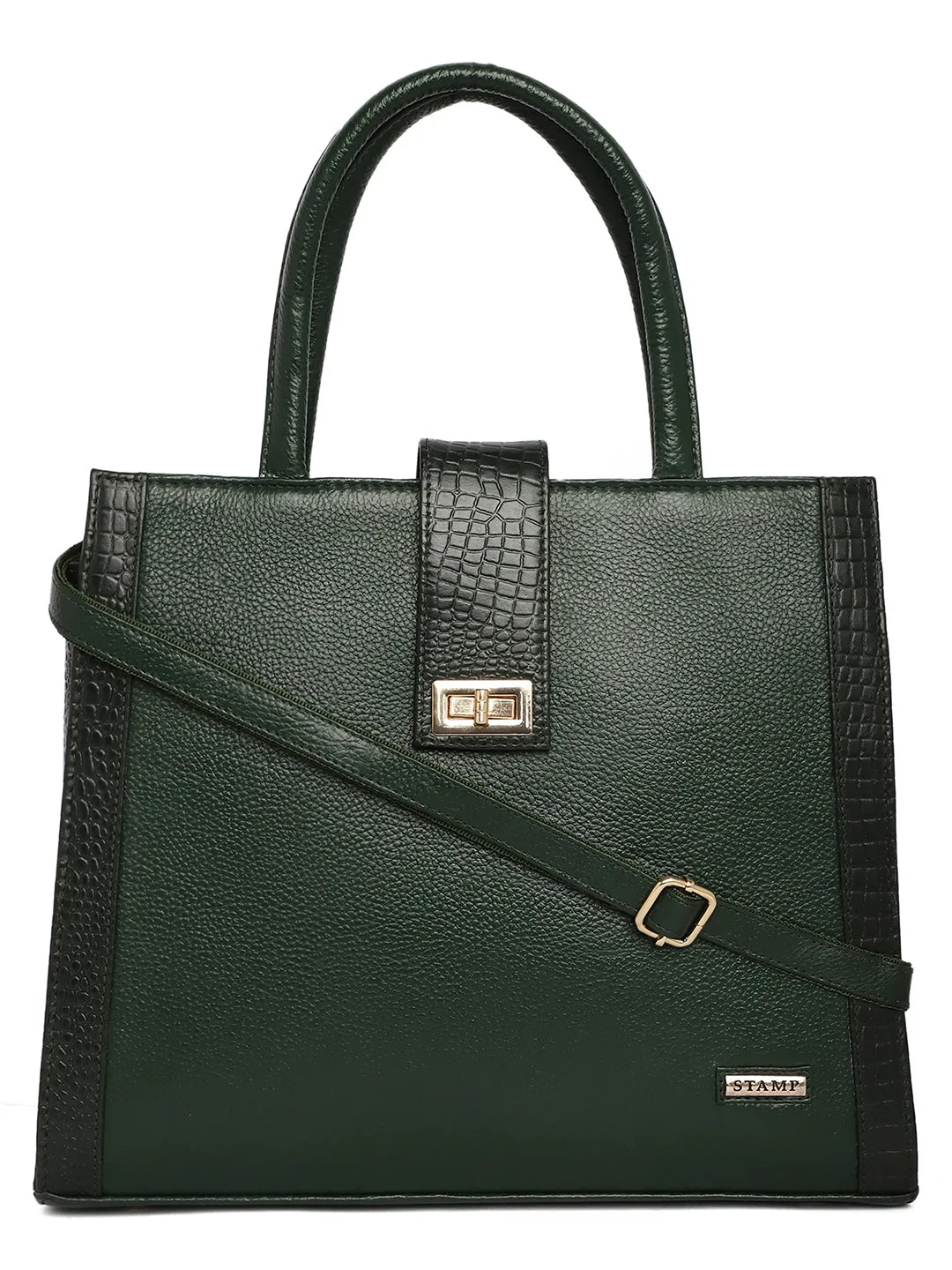 Green Leather Bags for women LHB1050