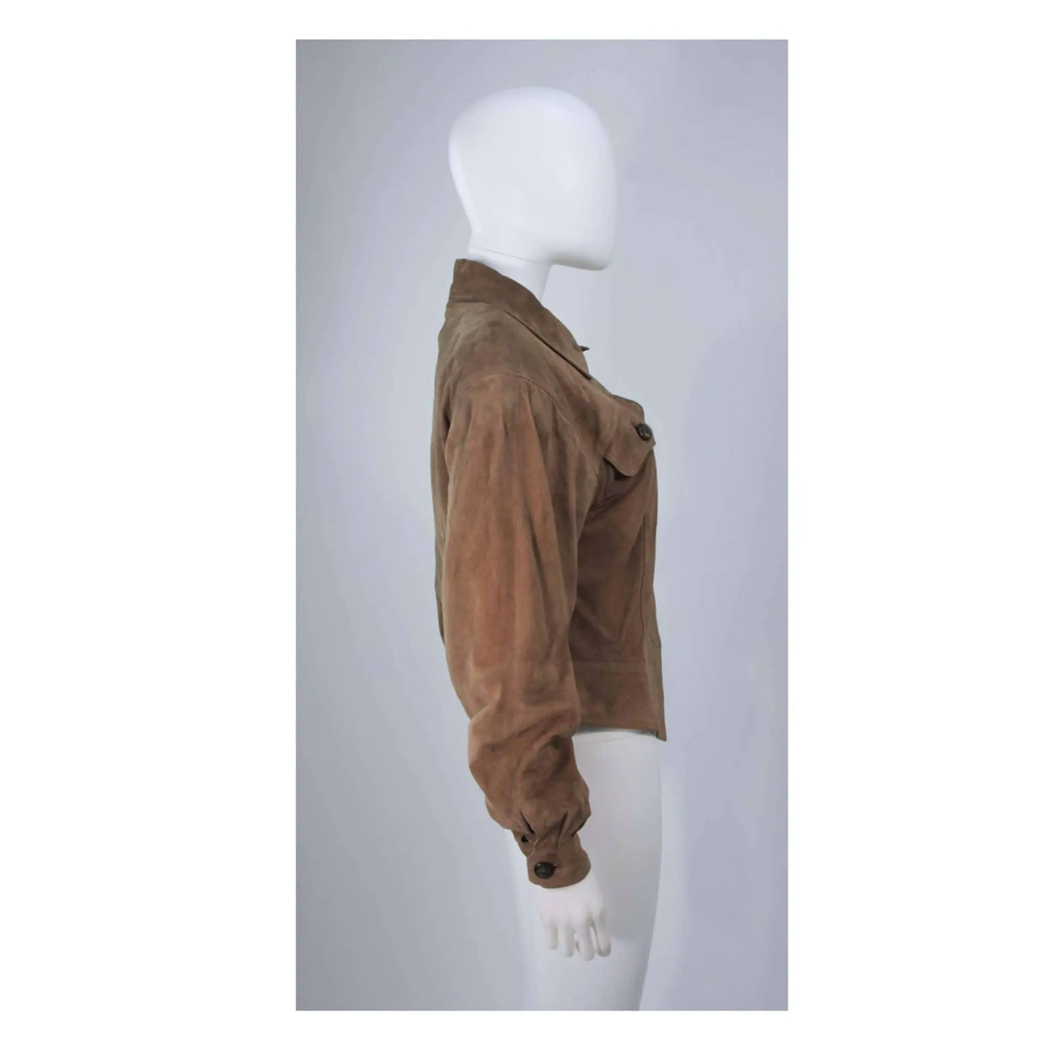 GUCCI Brown Suede Jacket | US 8 - EU 40