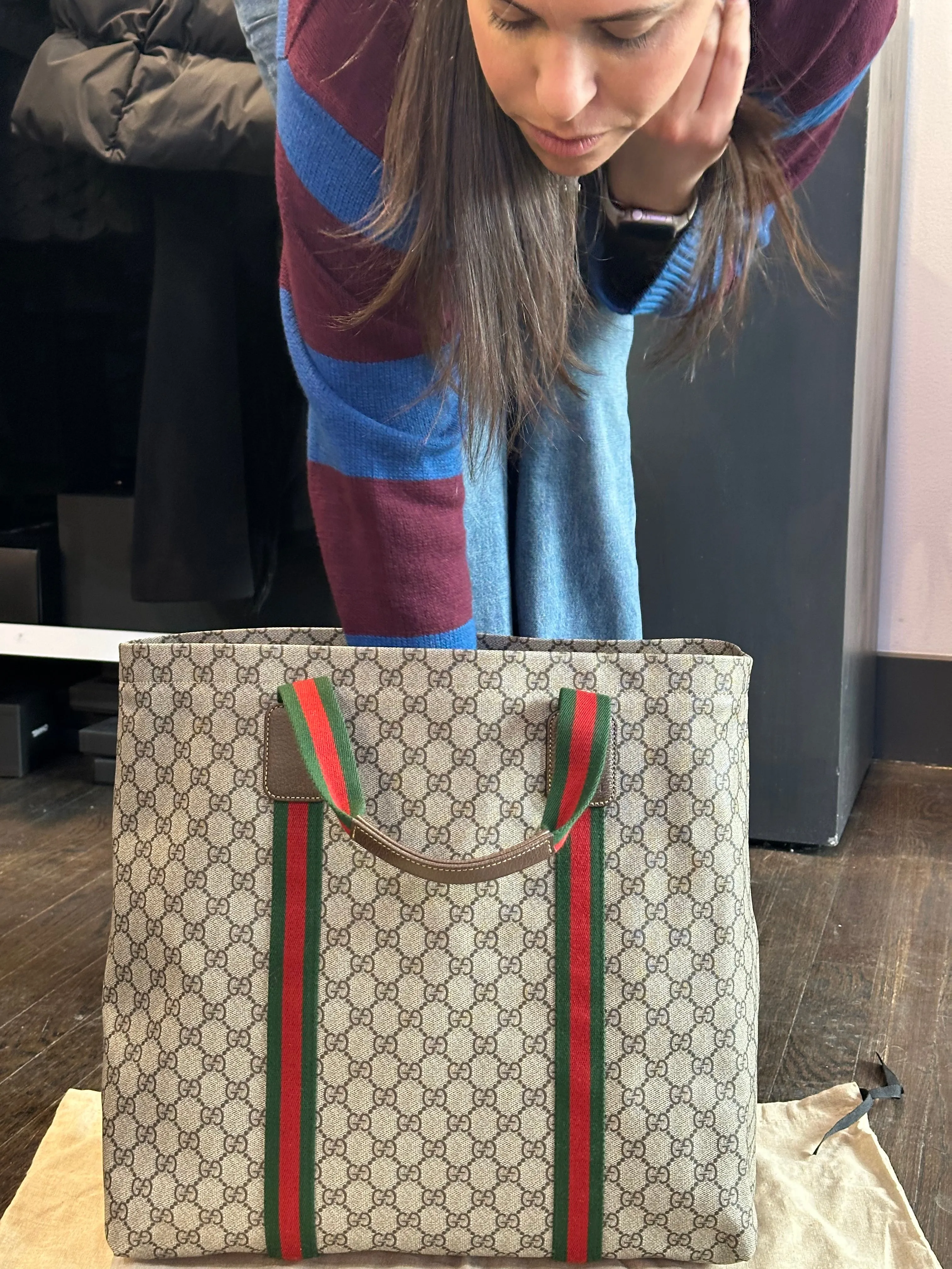 Gucci GG Tender Medium Tote Bag
