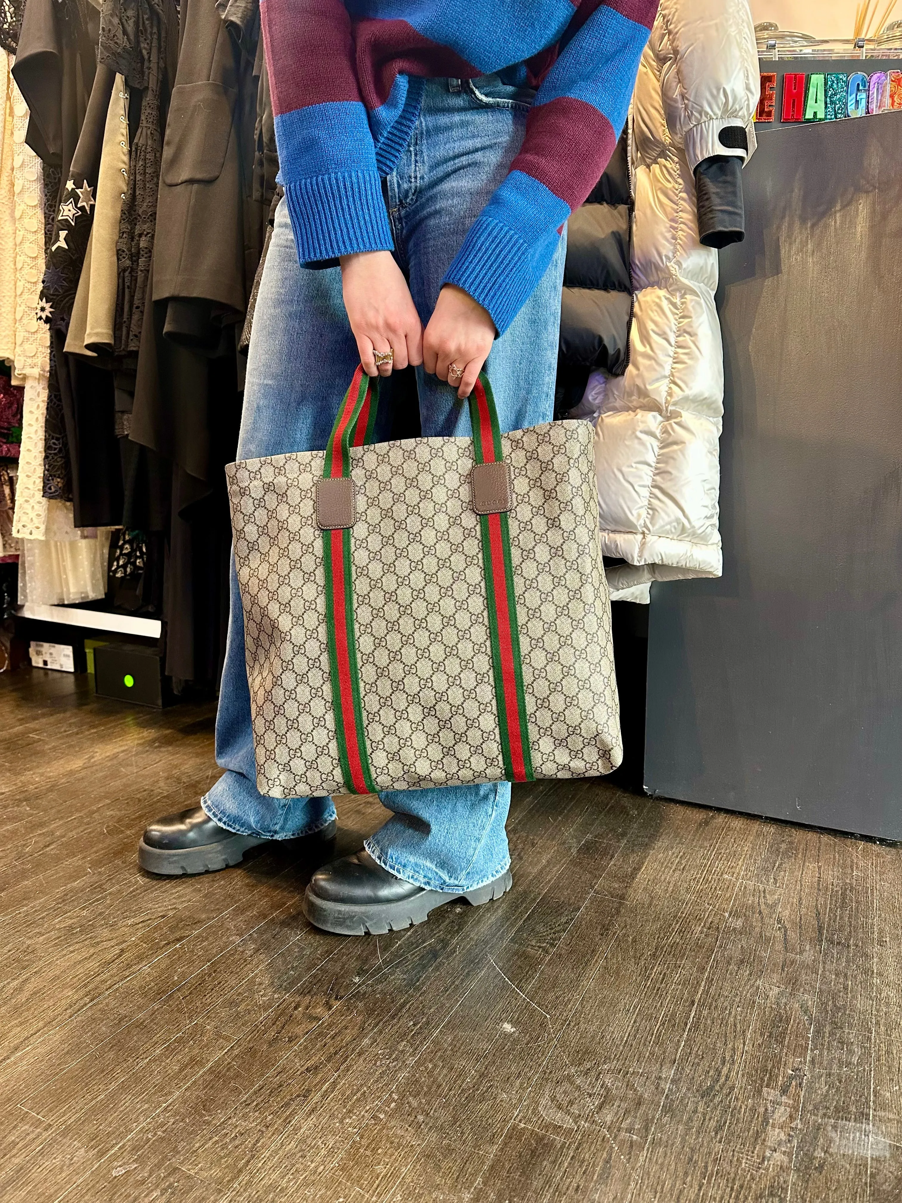 Gucci GG Tender Medium Tote Bag
