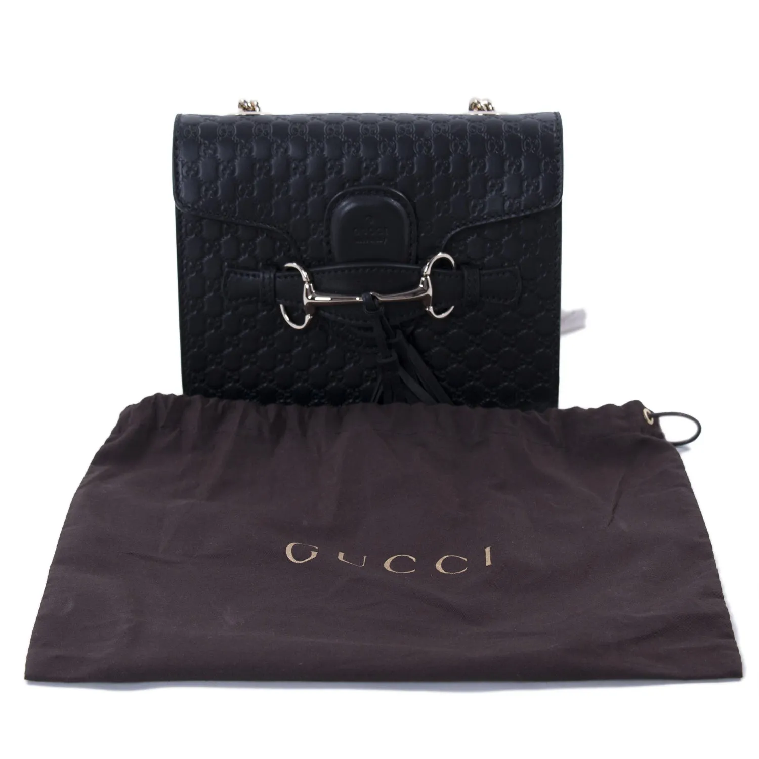 Gucci Guccissima Emily Small Chain Shoulder Bag