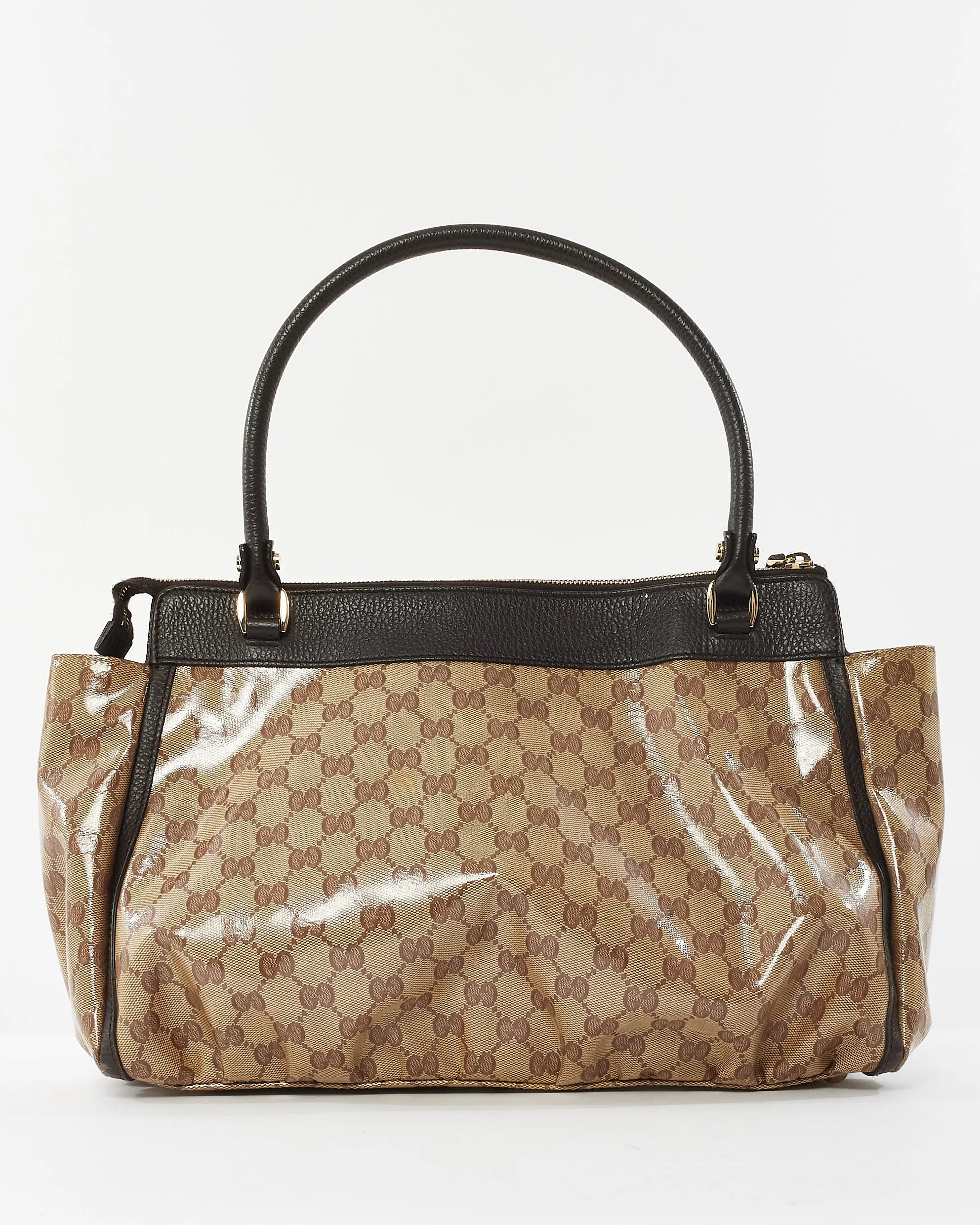 Gucci Monogram Coated Canvas GG Medium Abbey Shoulder Bag