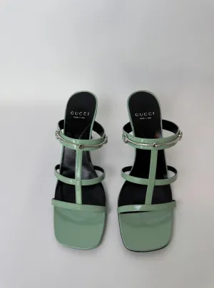 Gucci Slim Horsebit Heels 38 New