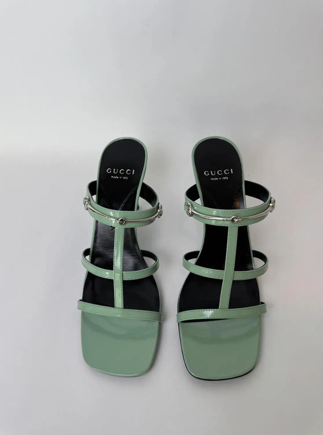 Gucci Slim Horsebit Heels 38 New