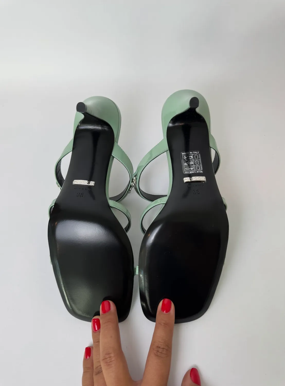 Gucci Slim Horsebit Heels 38 New