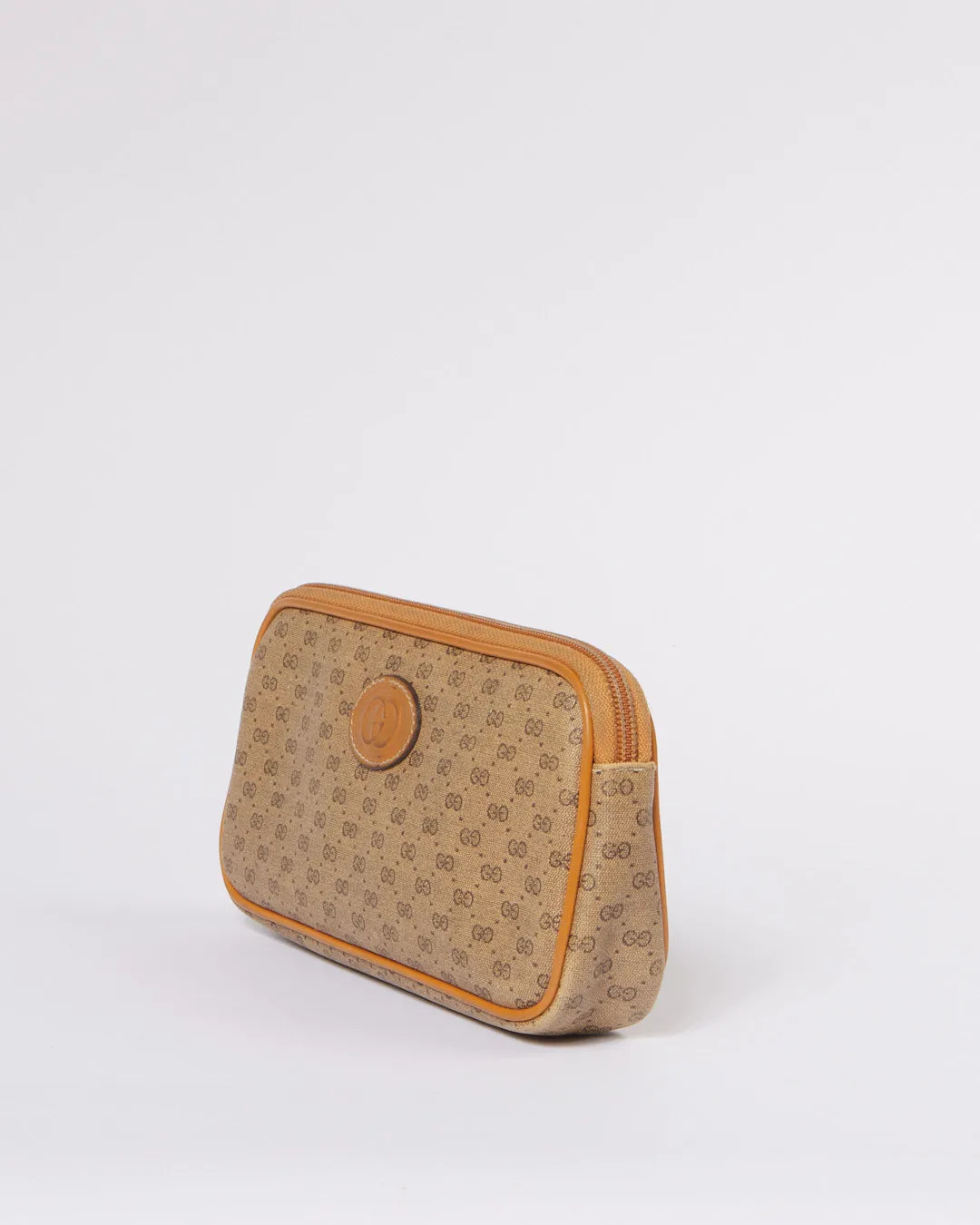 Gucci Vintage GG Canvas Candy Cosmetics Pouch