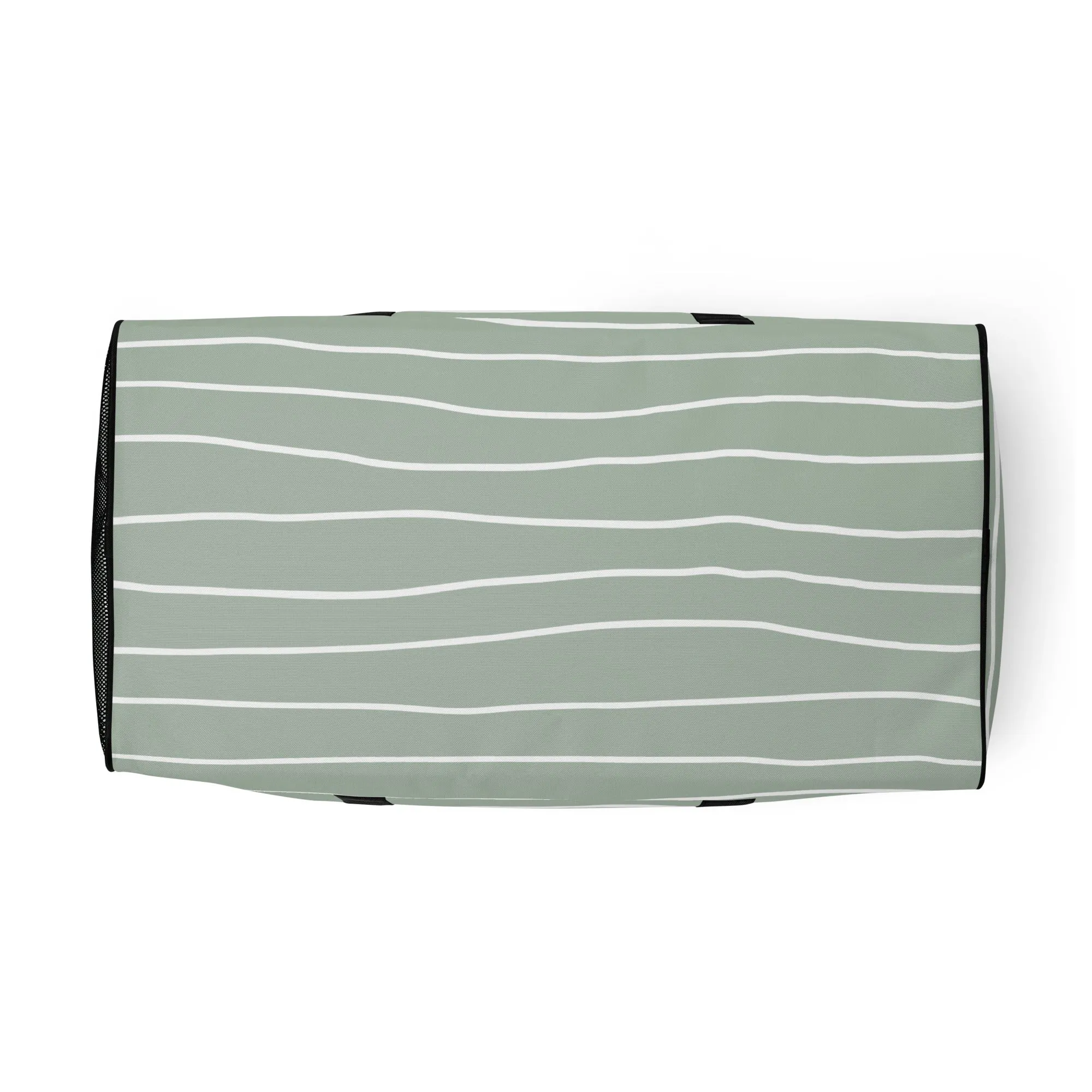 Hand Drawn Waves - Sustainably Made Duffle Bag