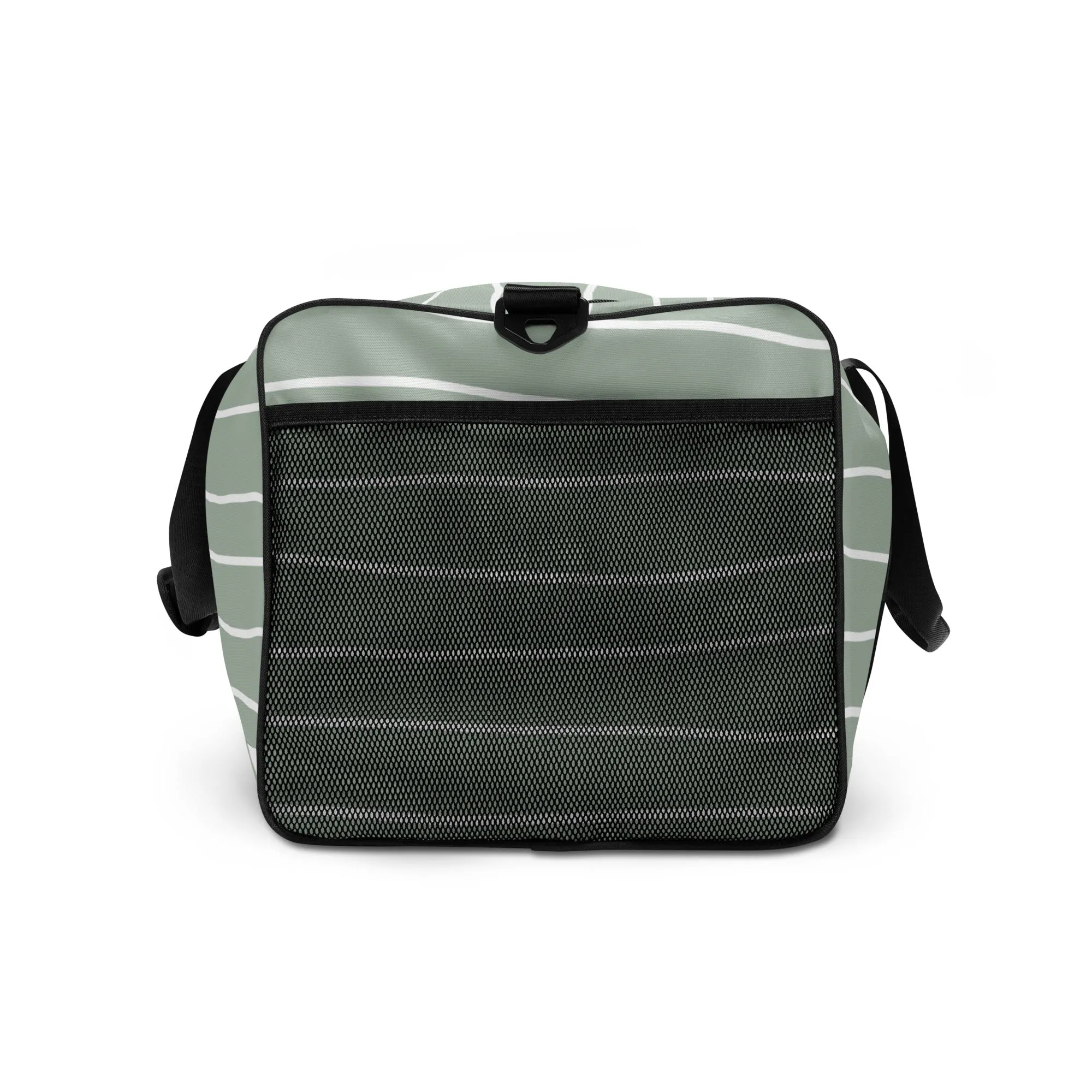Hand Drawn Waves - Sustainably Made Duffle Bag