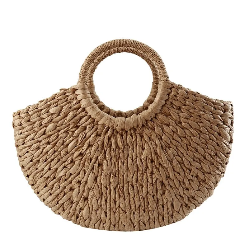 Hand-Made Charming Round Shoulder Bag