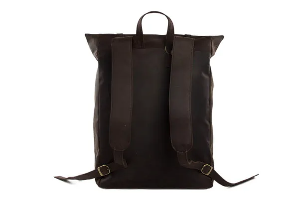 Handmade Mens Leather Backpack, Cool Backpack, Rolling Backpacks