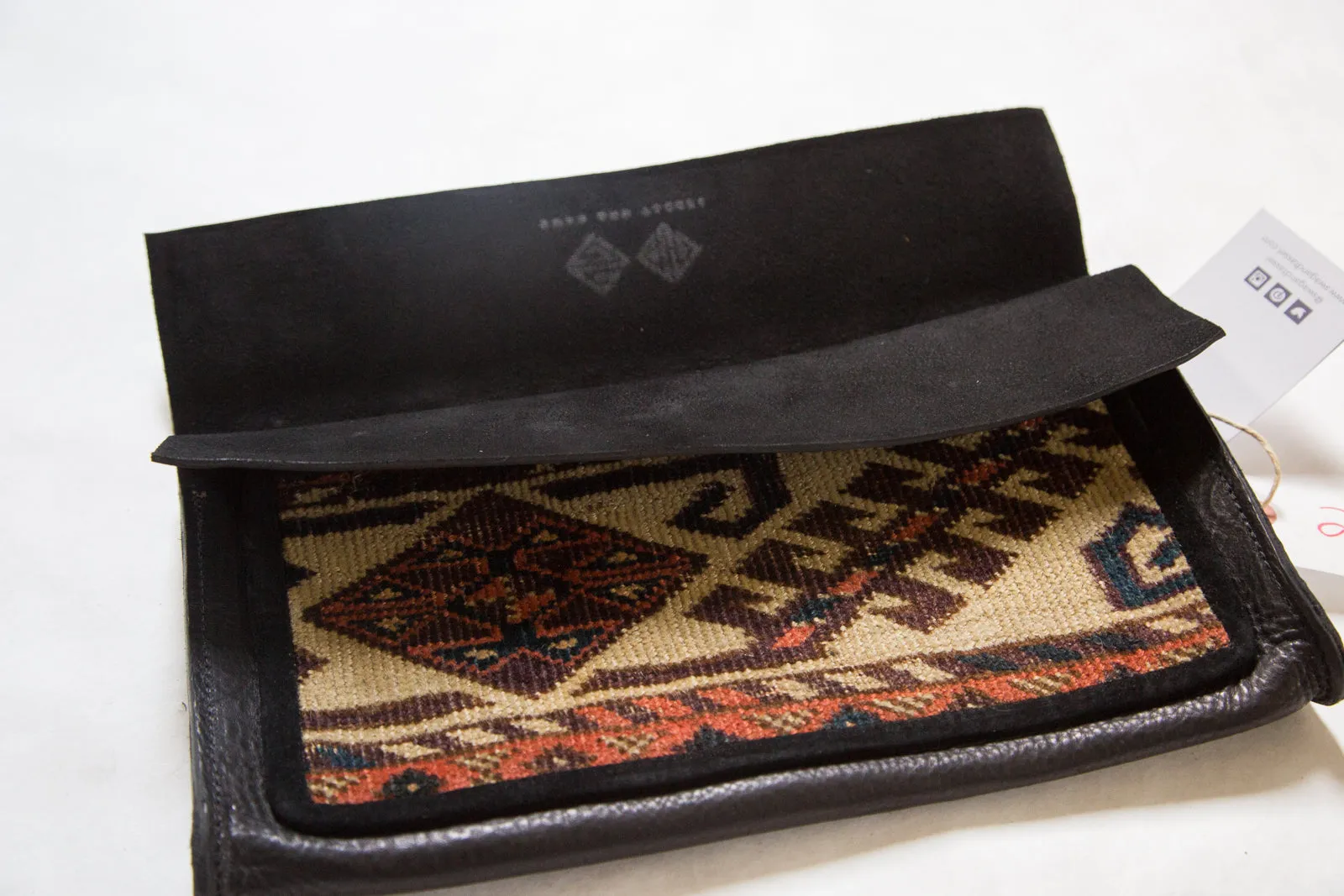 Handmade Rug Fragment Clutch