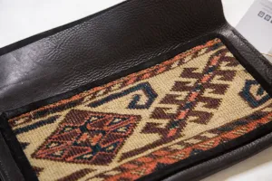 Handmade Rug Fragment Clutch