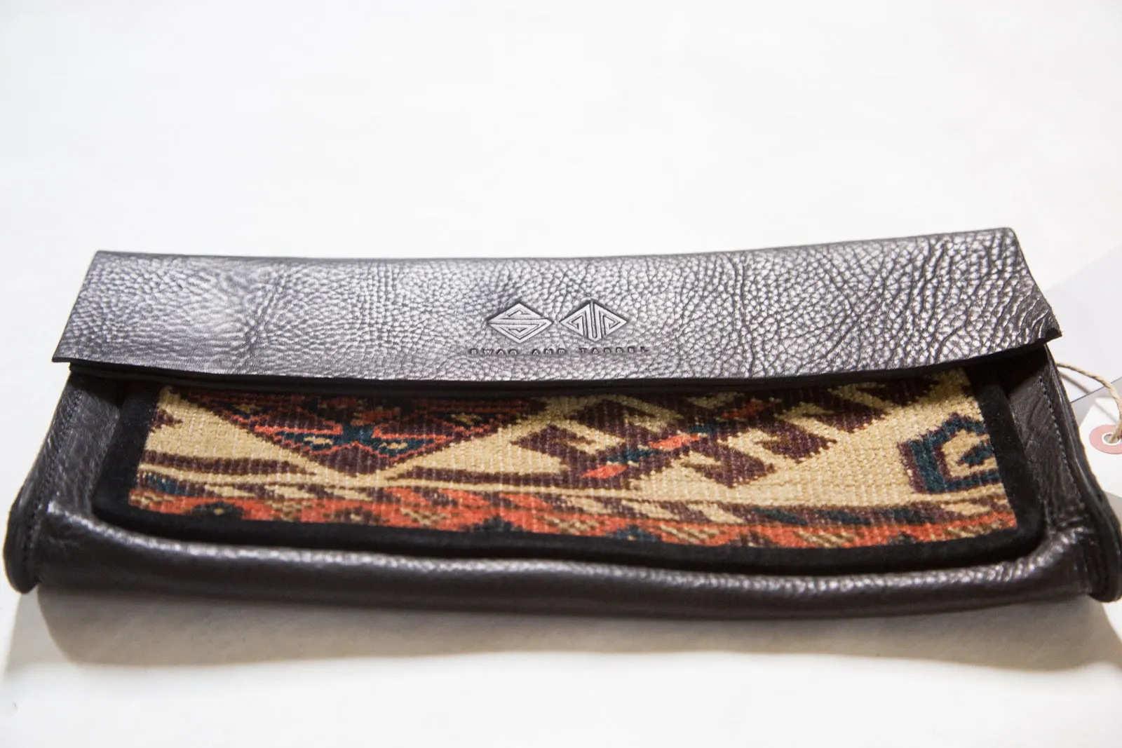 Handmade Rug Fragment Clutch