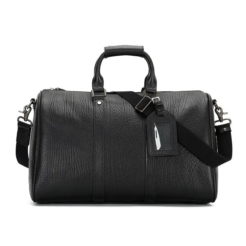 Handmade Vintage Full-Grain Leather Duffel Bag