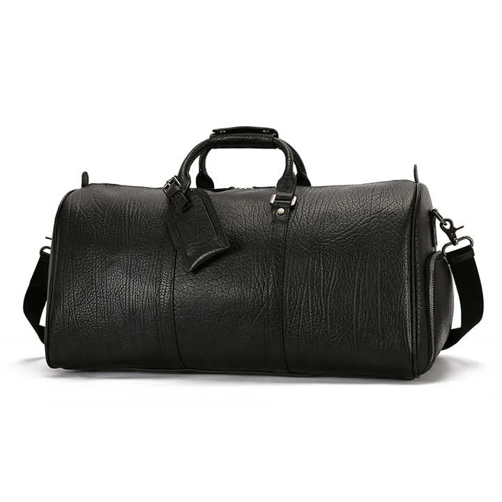 Handmade Vintage Leather Travel Duffel Bag