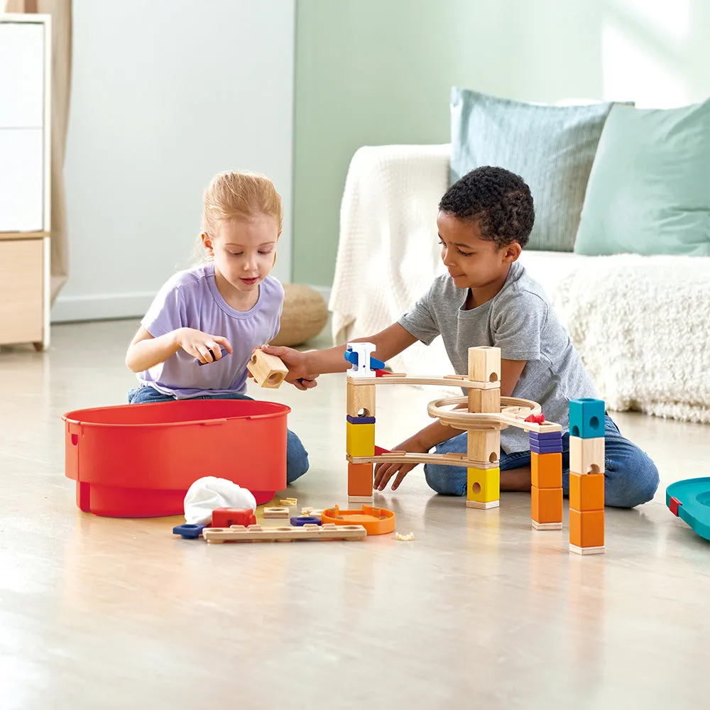 Hape Quadrilla Stack Track Bucket Set - IN STORE PICK UP ONLY