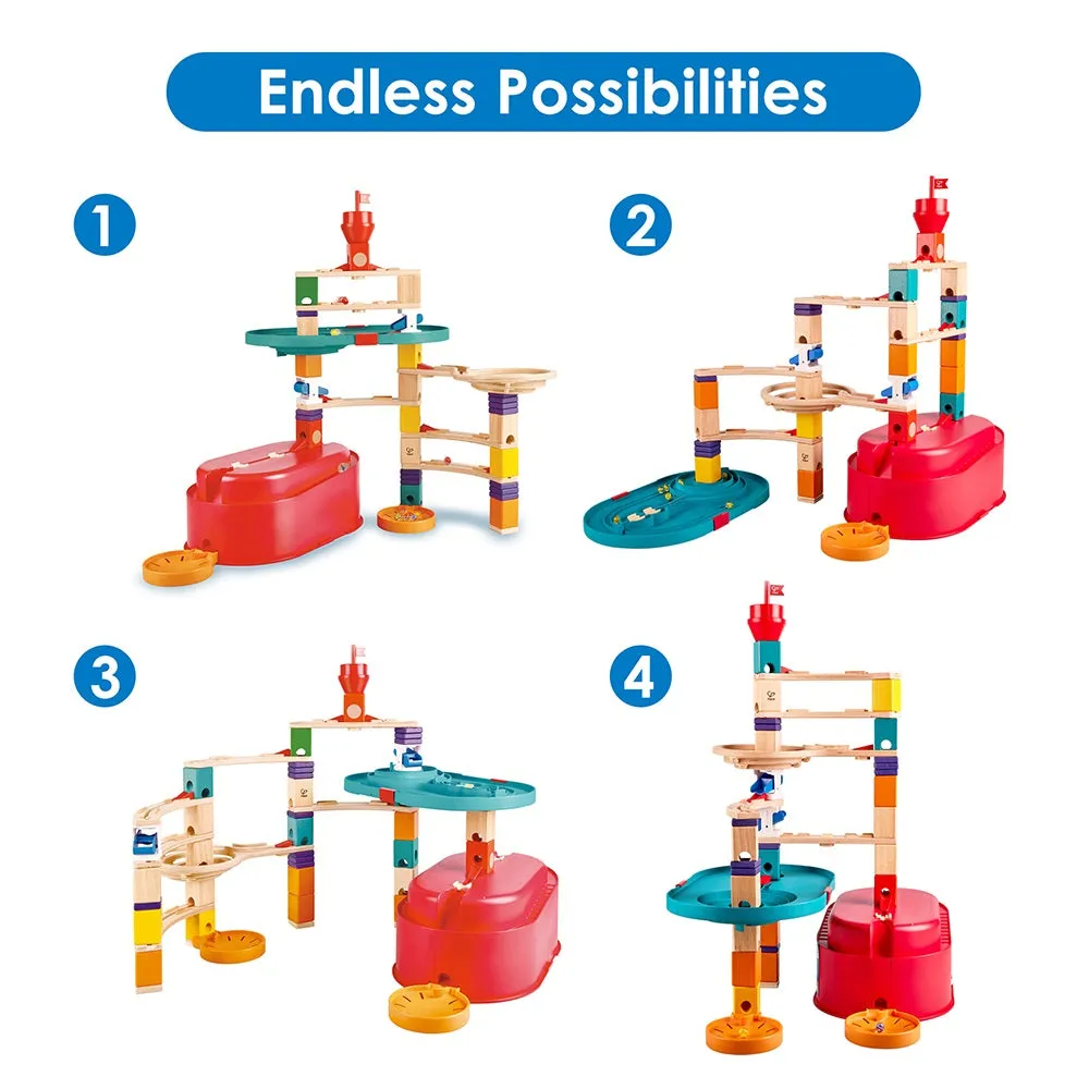 Hape Quadrilla Stack Track Bucket Set - IN STORE PICK UP ONLY