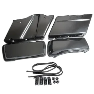 HARLEY Stretch Saddlebag Kit Black fits 2014-UP FLT,