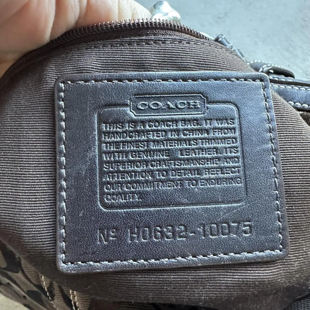 HENRYVINTUS™ vintage y2k coach brown croissant shoulder bag 9