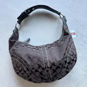 HENRYVINTUS™ vintage y2k coach brown croissant shoulder bag 9