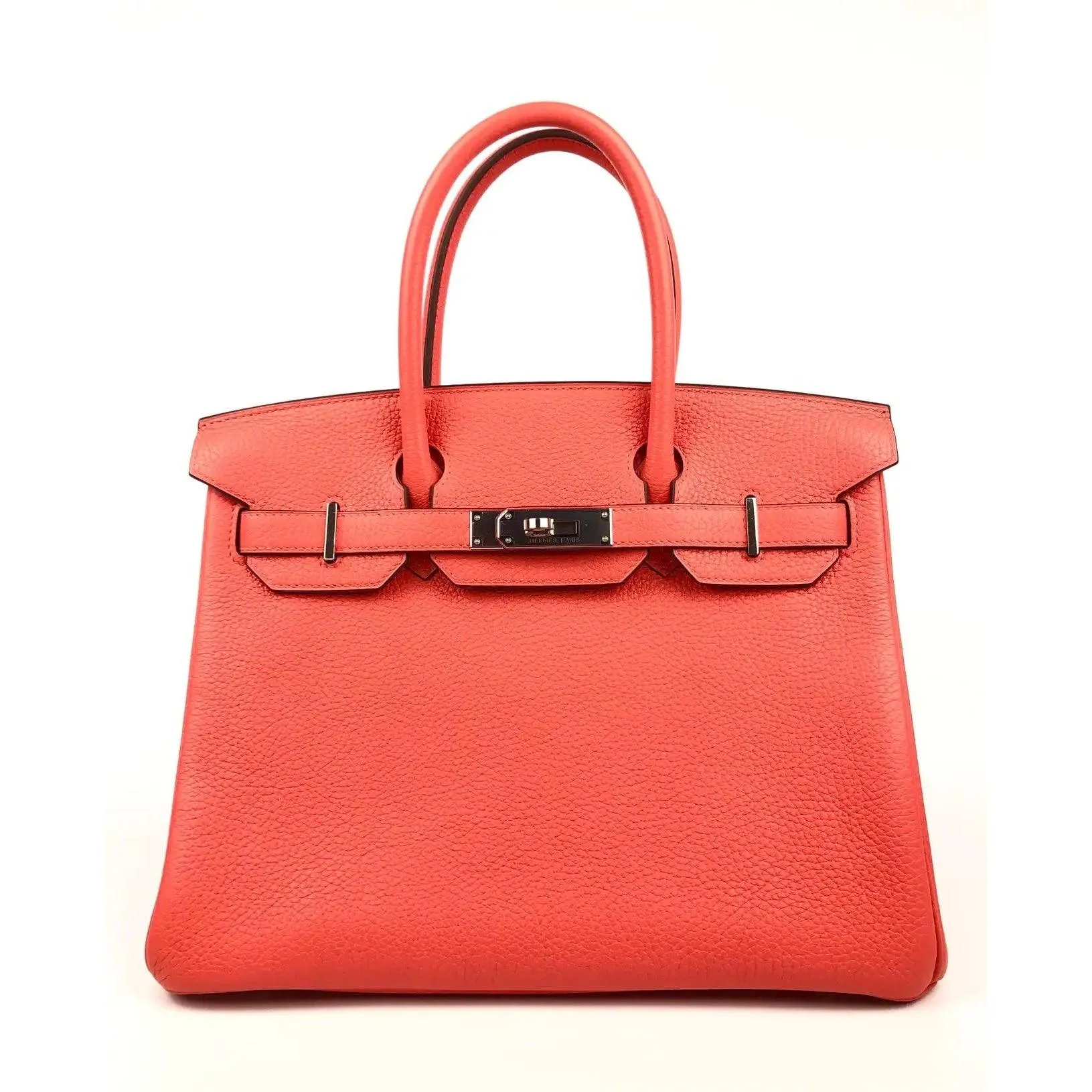 HERMES Birkin 30 Rose Jaipur Pink Bag