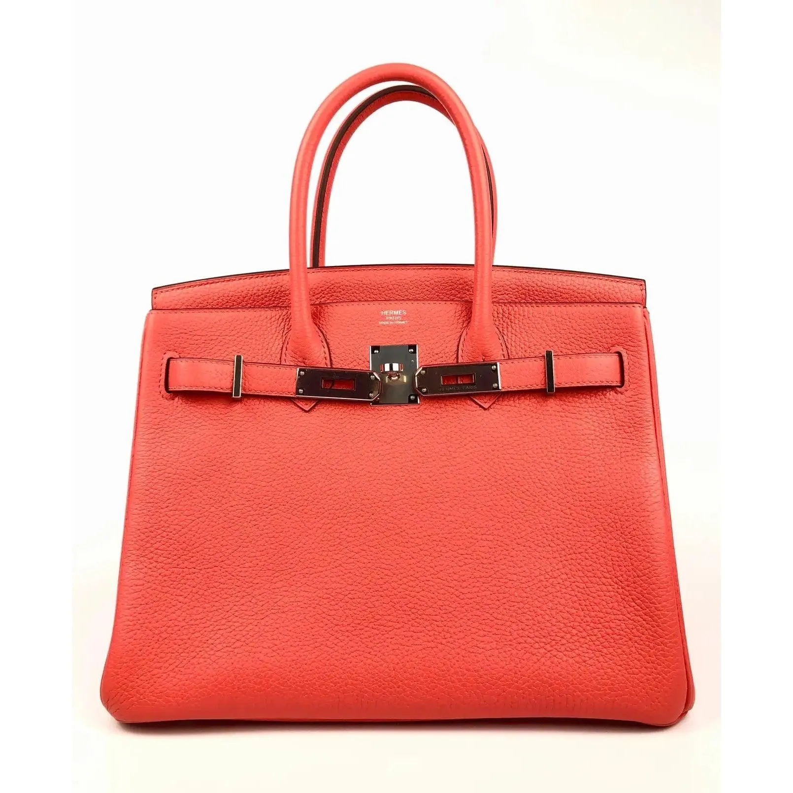HERMES Birkin 30 Rose Jaipur Pink Bag