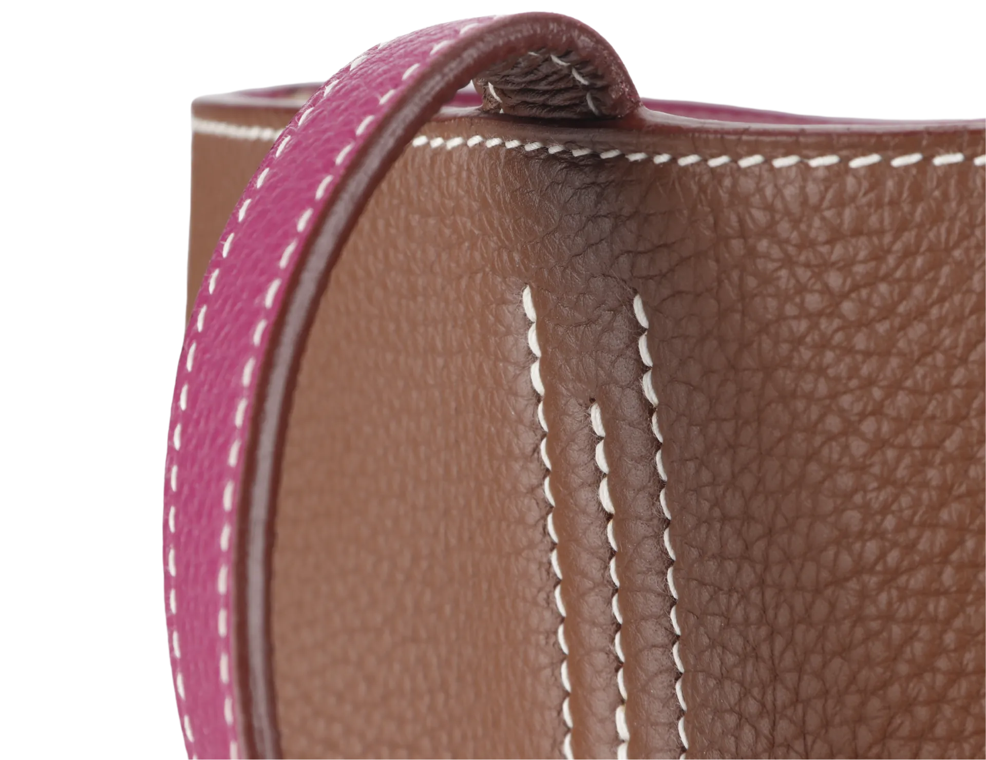 HERMES DOUBLE SENS 45 TOSCA , GOLD CLEMENCE LEATHER STAMP Q (2013) WITH DUST COVER CHECK