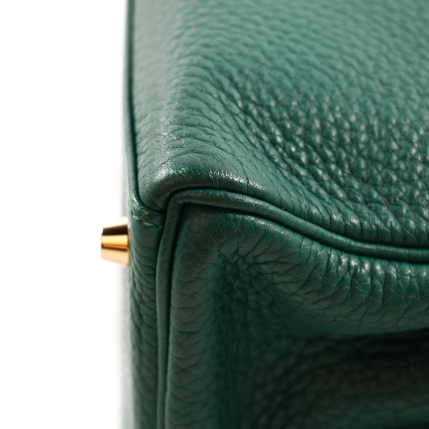 Hermès Kelly 28 Retourne Malachite Clemence