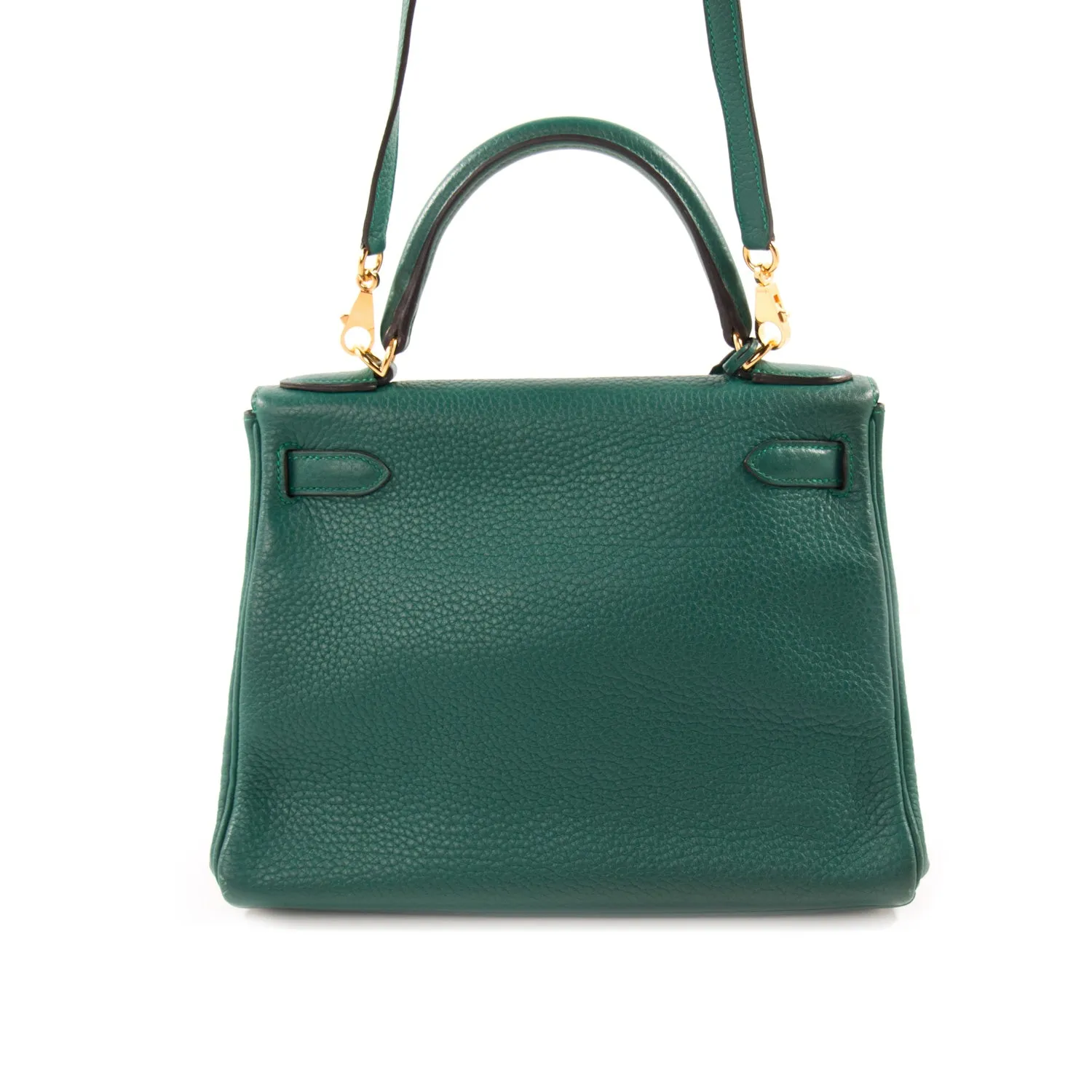 Hermès Kelly 28 Retourne Malachite Clemence