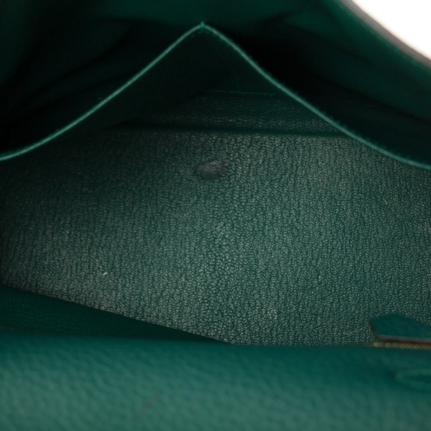 Hermès Kelly 28 Retourne Malachite Clemence