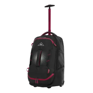 High Sierra Composite V4 56cm Carry-On Wheeled Duffel Black/Red