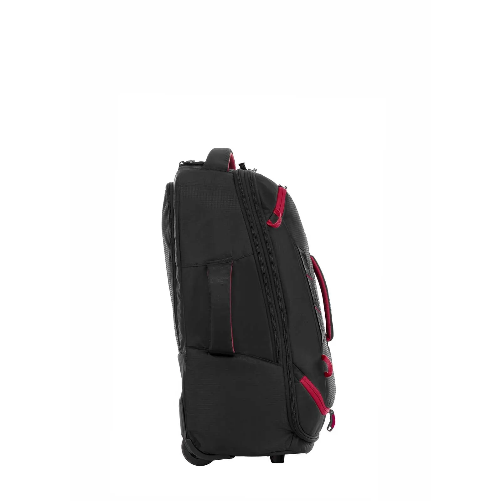 High Sierra Composite V4 56cm Carry-On Wheeled Duffel Black/Red