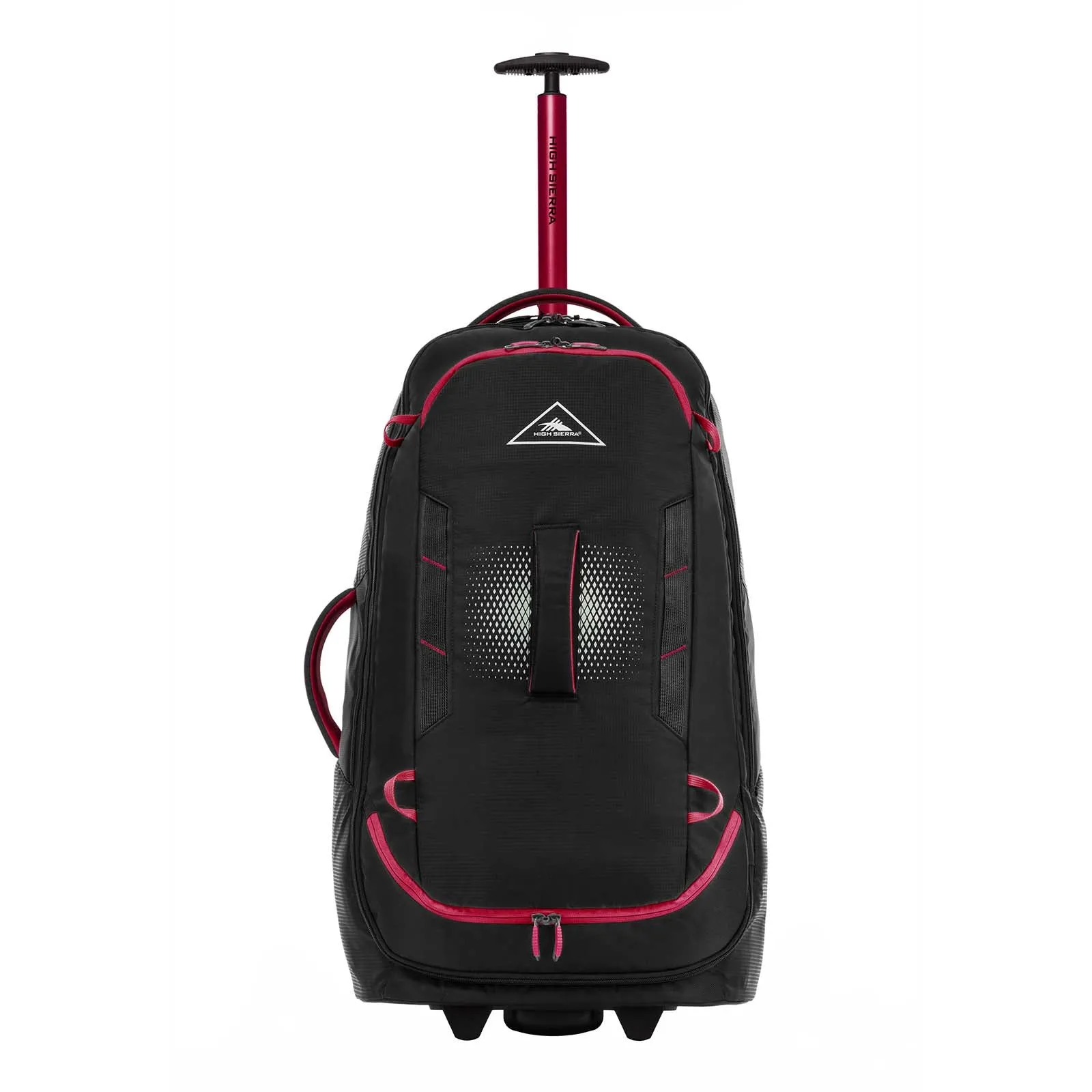 High Sierra Composite V4 76cm Wheeled Duffel Black/Red
