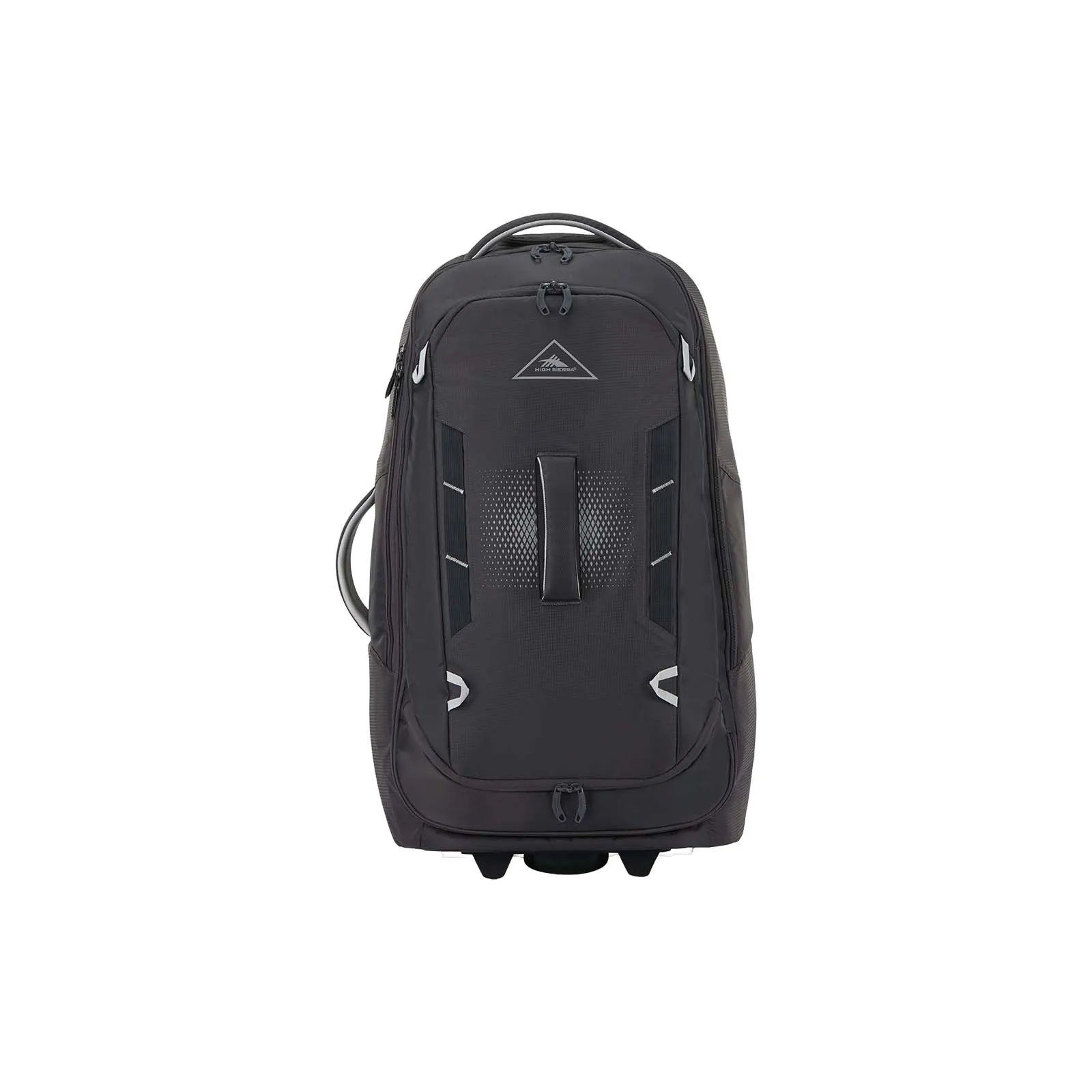 High Sierra Composite V4 76cm Wheeled Duffel Silver Metal Grey
