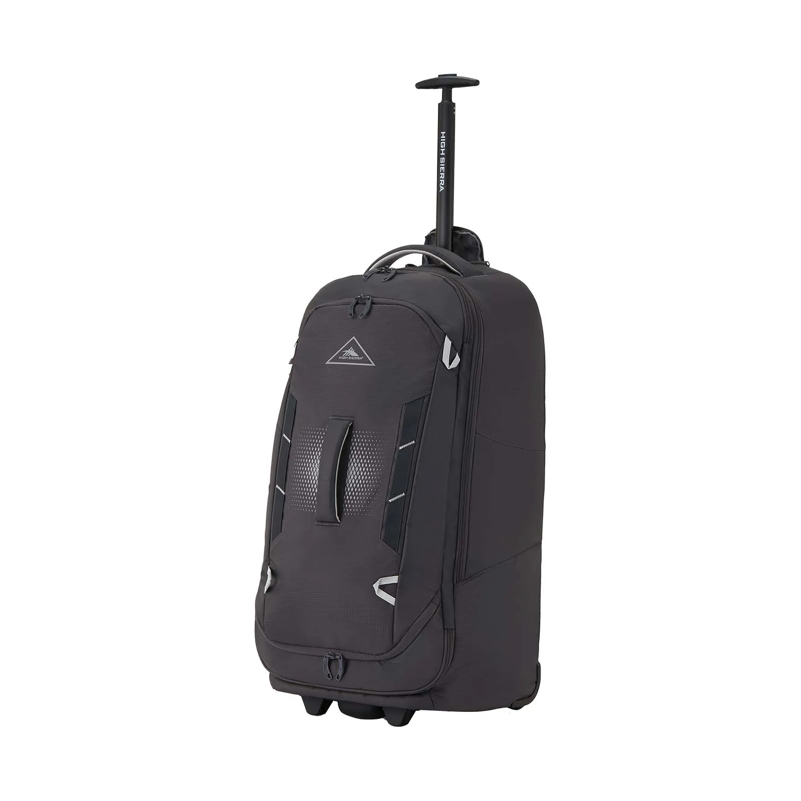 High Sierra Composite V4 76cm Wheeled Duffel Silver Metal Grey
