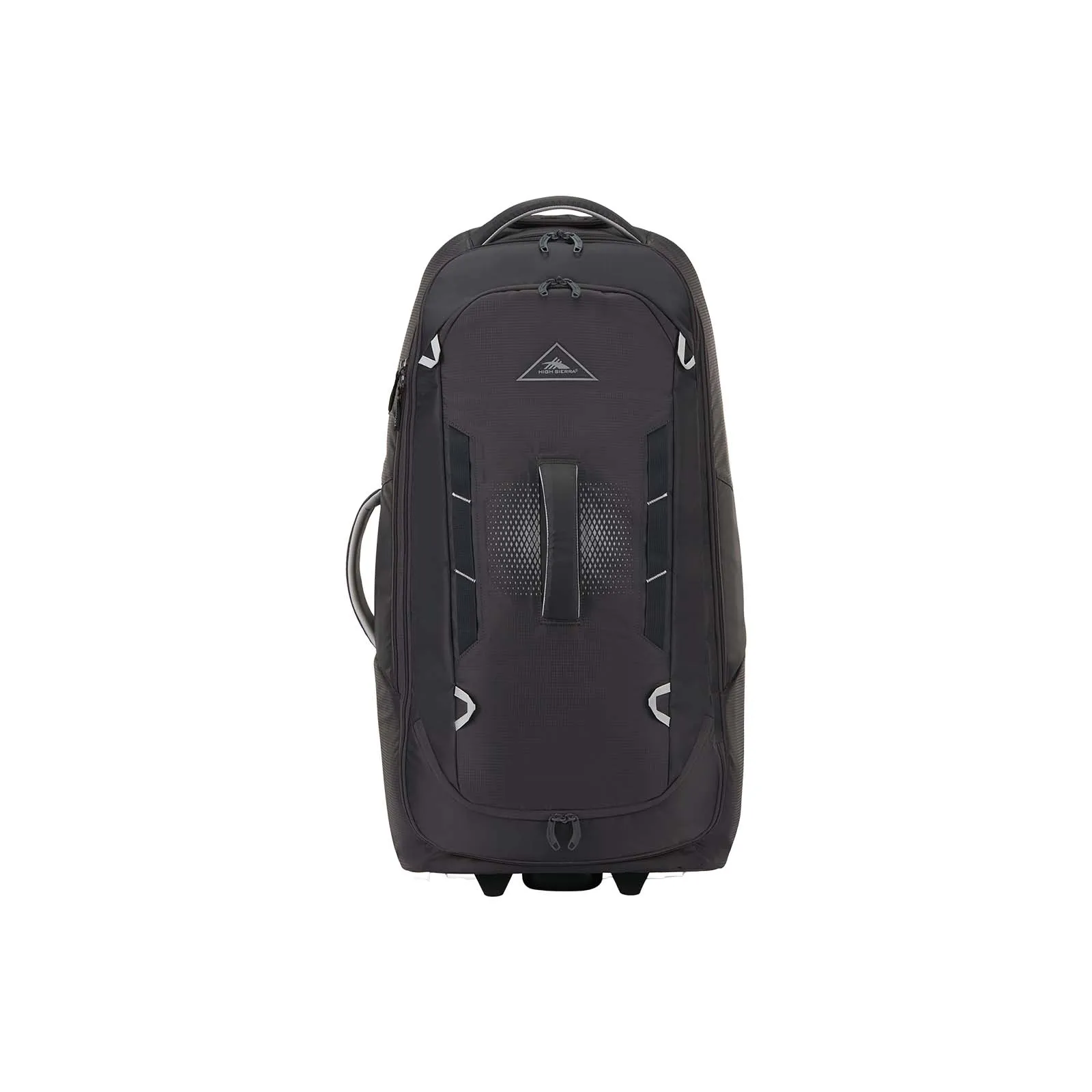 High Sierra Composite V4 84cm Wheeled Duffel Silver Metal Grey