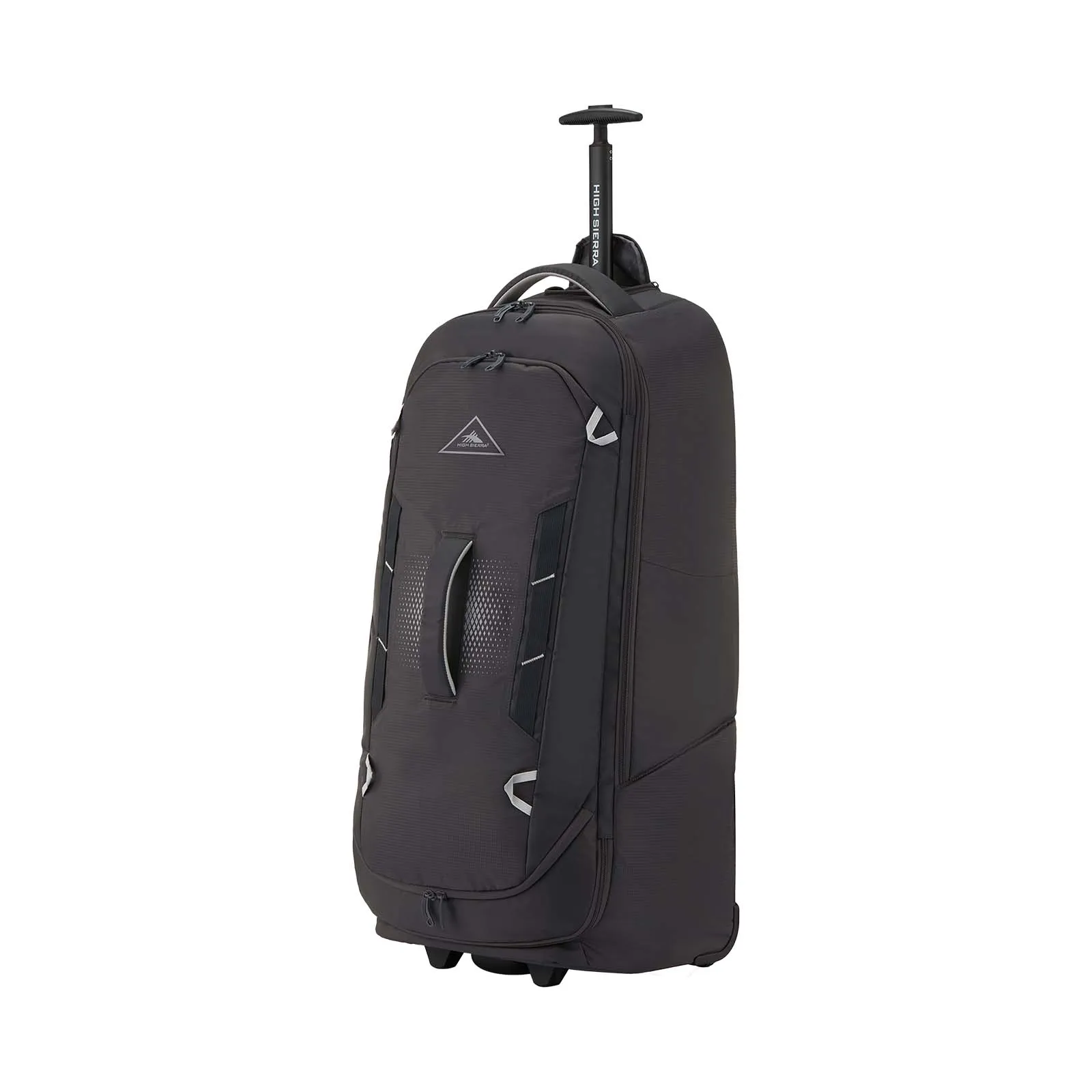 High Sierra Composite V4 84cm Wheeled Duffel Silver Metal Grey