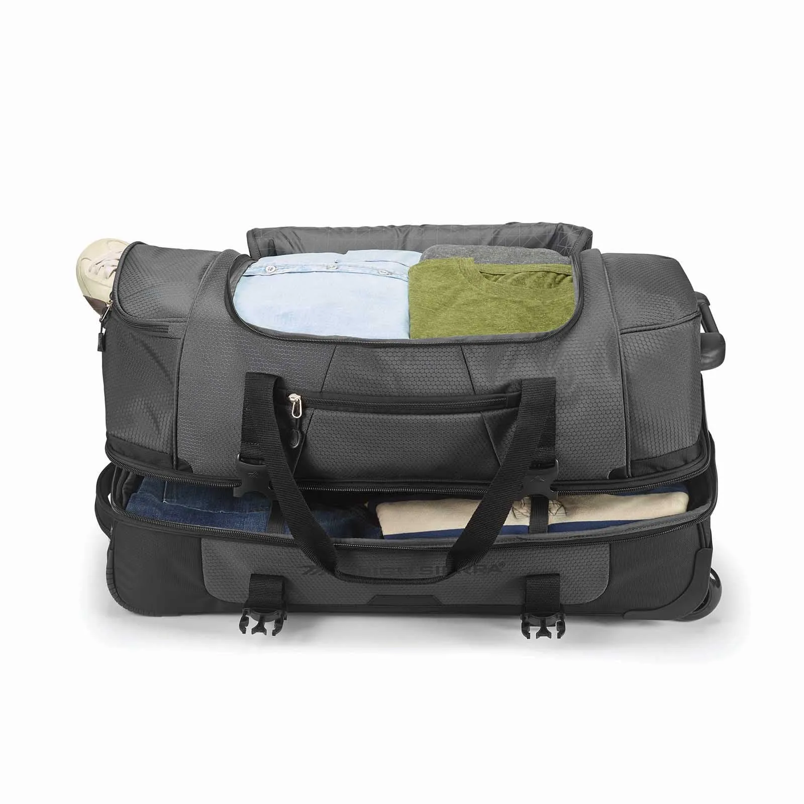 High Sierra Fairlead 55cm Carry-On Wheeled Duffel Mercury