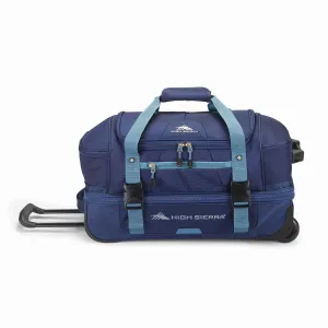 High Sierra Fairlead 55cm Carry-On Wheeled Duffel Navy