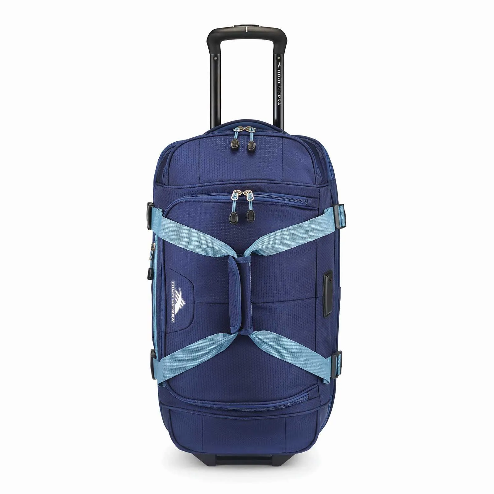 High Sierra Fairlead 55cm Carry-On Wheeled Duffel Navy