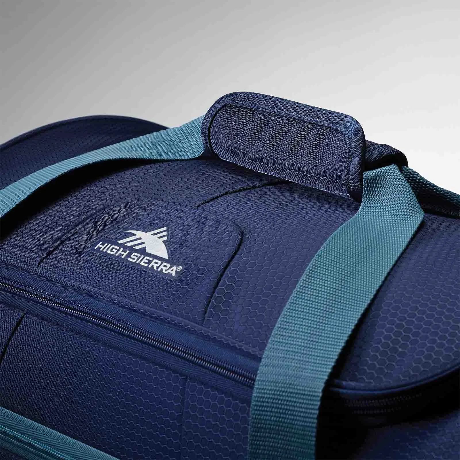 High Sierra Fairlead 55cm Carry-On Wheeled Duffel Navy